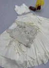 Pc 563 Vichitra Silk Embroidery Work Party Wear Indo Western Suppliers In India
